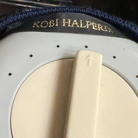 Kobi Halpern Cardigan Blue Black & White With Blue Plumes - Picture 8 of 8